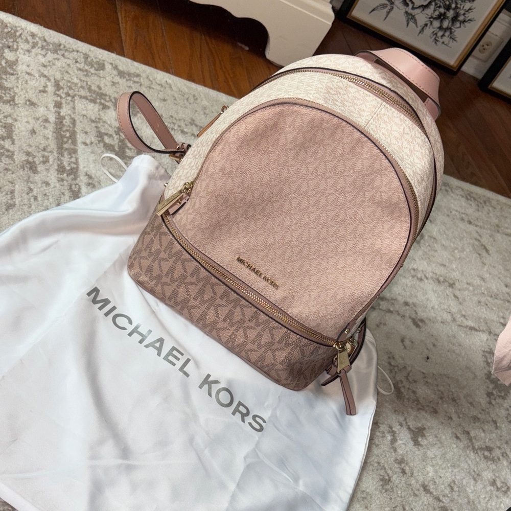 Michael Kors Rhea Ballet Multi Backpack - Picture 9 of 9